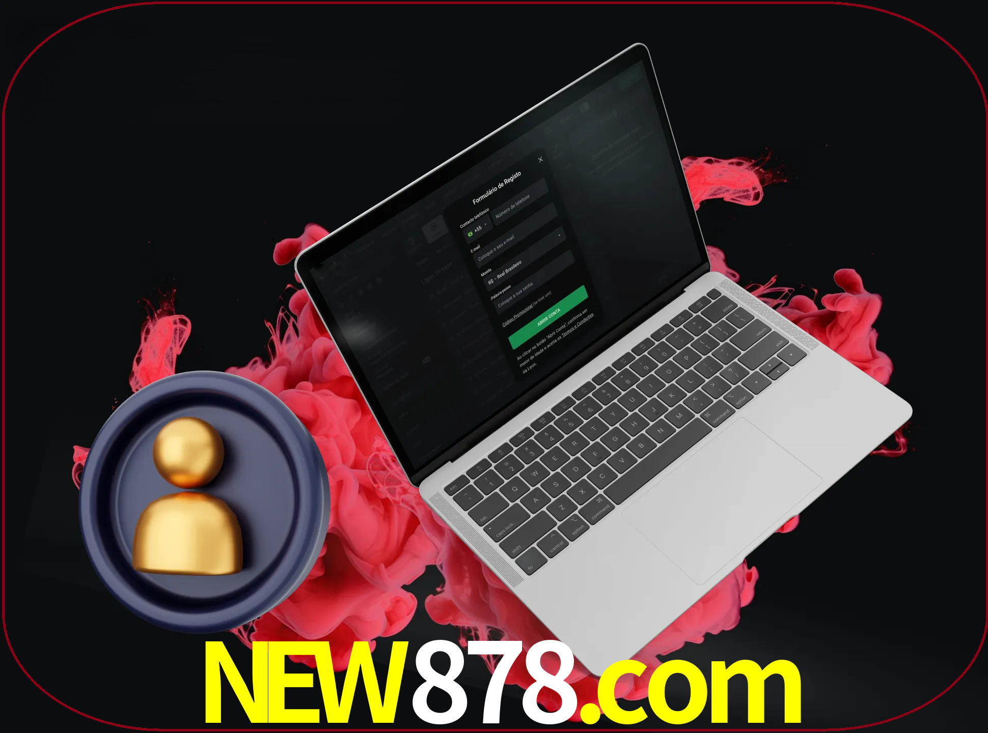 No cabeçalho do site new878, clique no botão que o levará a um formulário especial onde terá de introduzir as suas informações actuais.