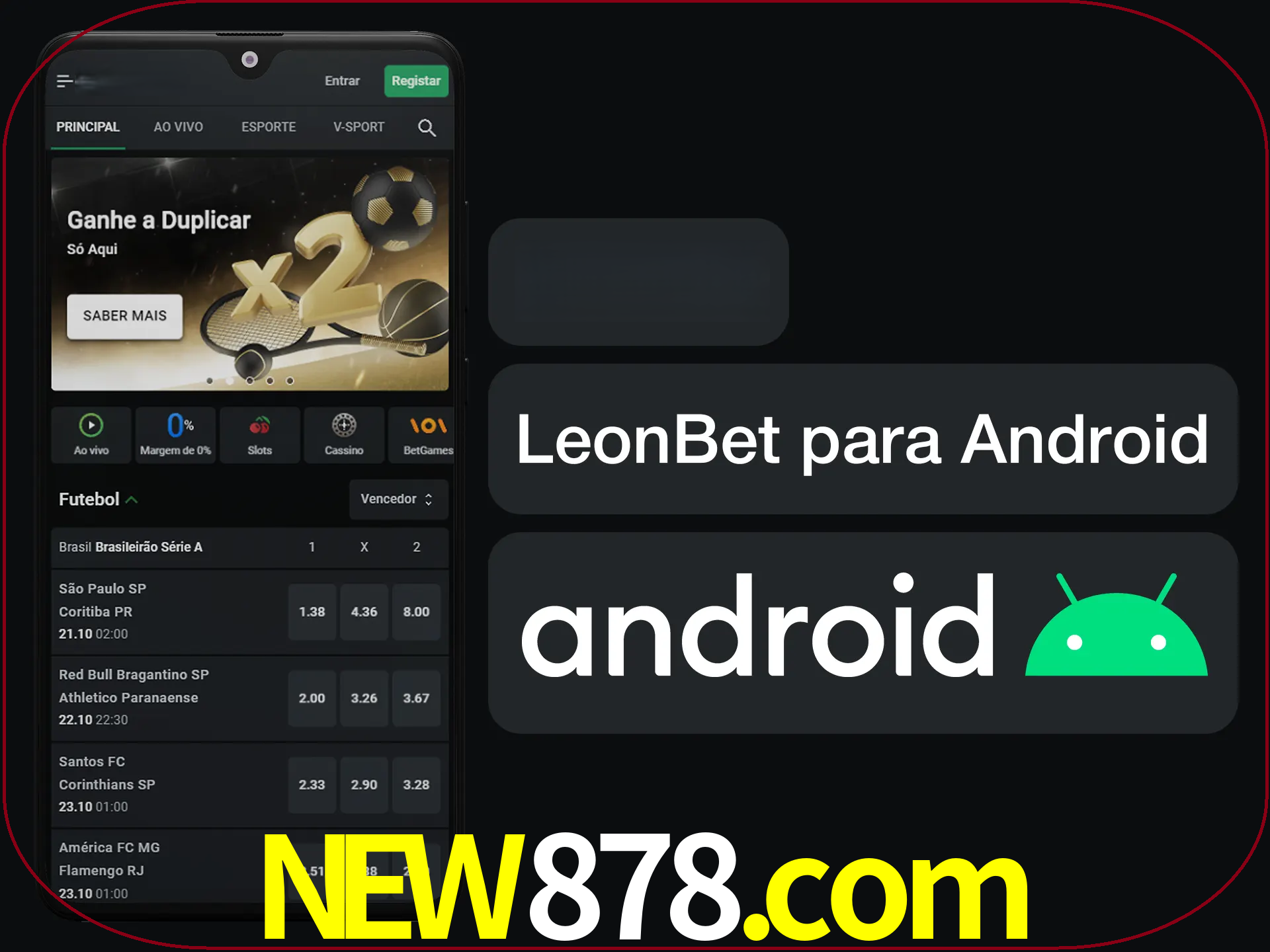Adquira sua versão poket de LeonBet.